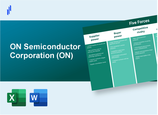 What are the Porter's Five Forces of ON Semiconductor Corporation (ON)?