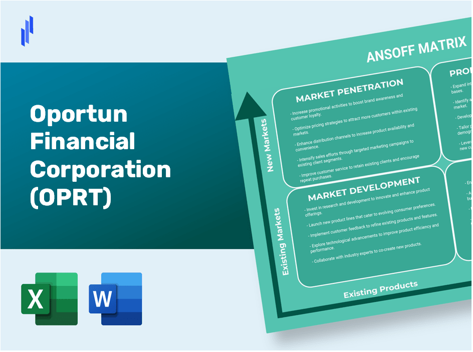 Oportun Financial Corporation (OPRT)Ansoff Matrix