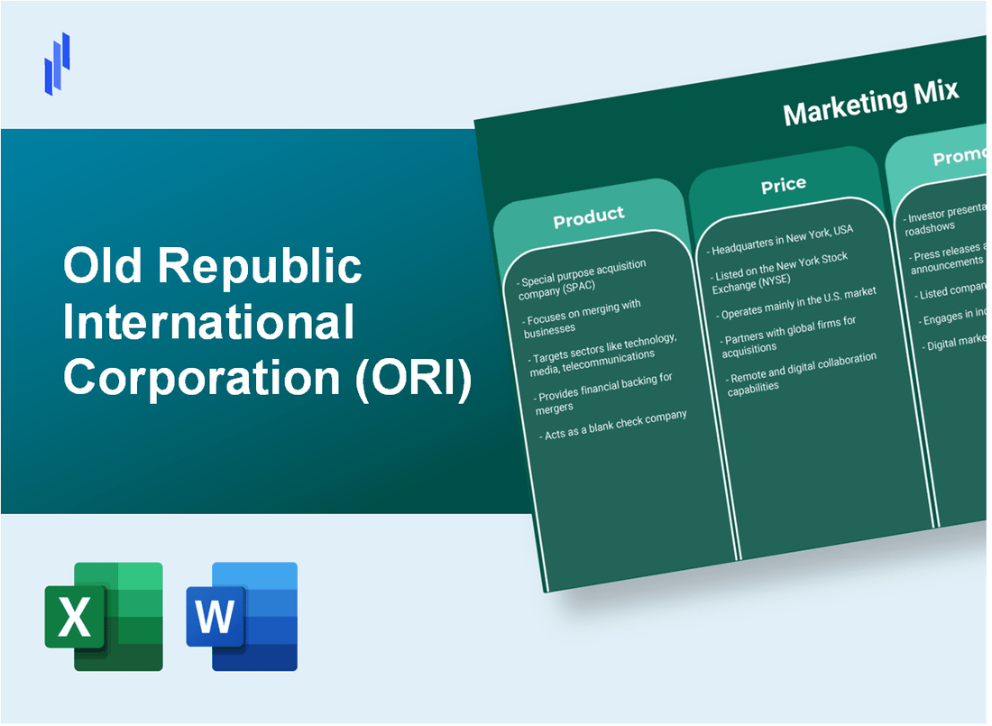 Marketing Mix Analysis of Old Republic International Corporation (ORI)