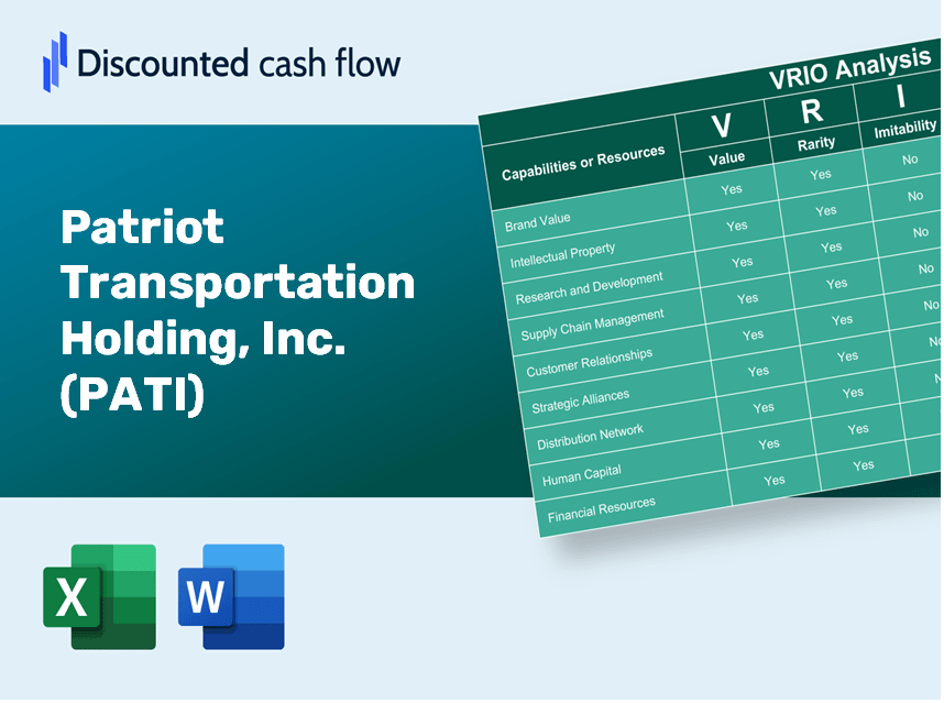 Patriot Transportation Holding, Inc. (PATI): VRIO Analysis [10-2024 Updated]