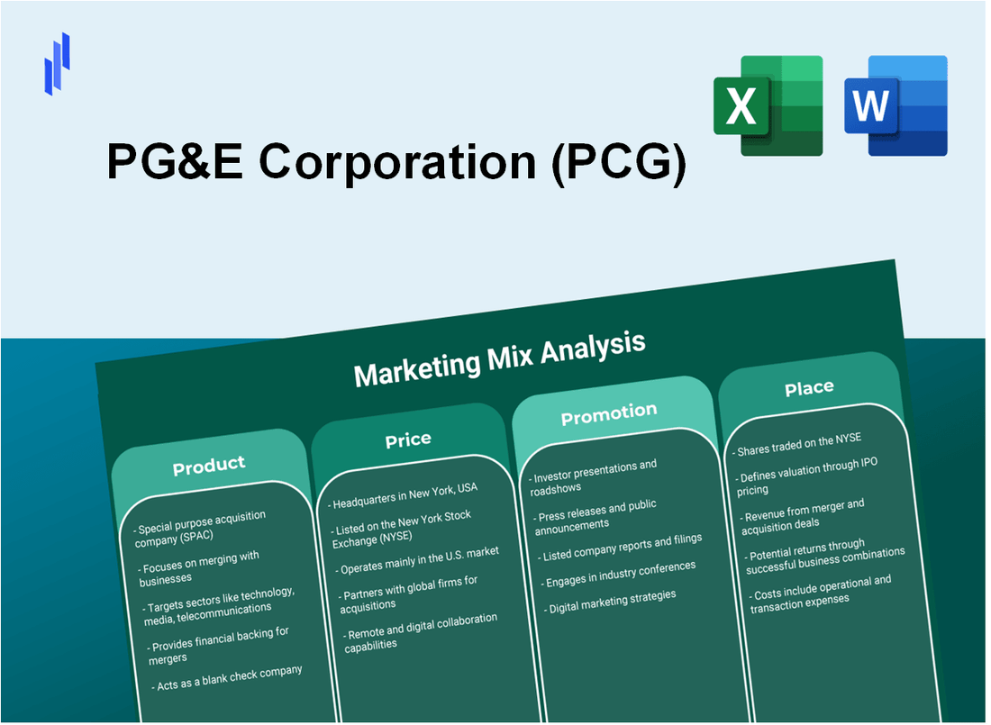 Marketing Mix Analysis of PG&E Corporation (PCG)