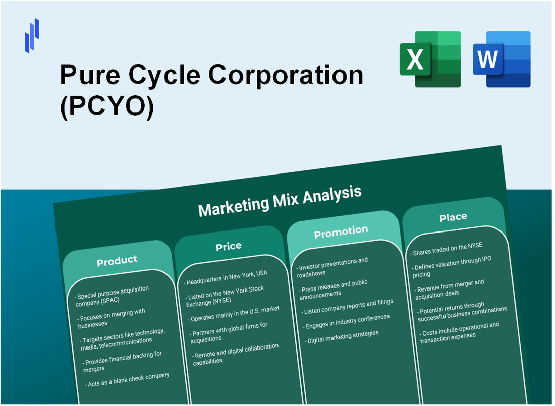 Marketing Mix Analysis of Pure Cycle Corporation (PCYO)