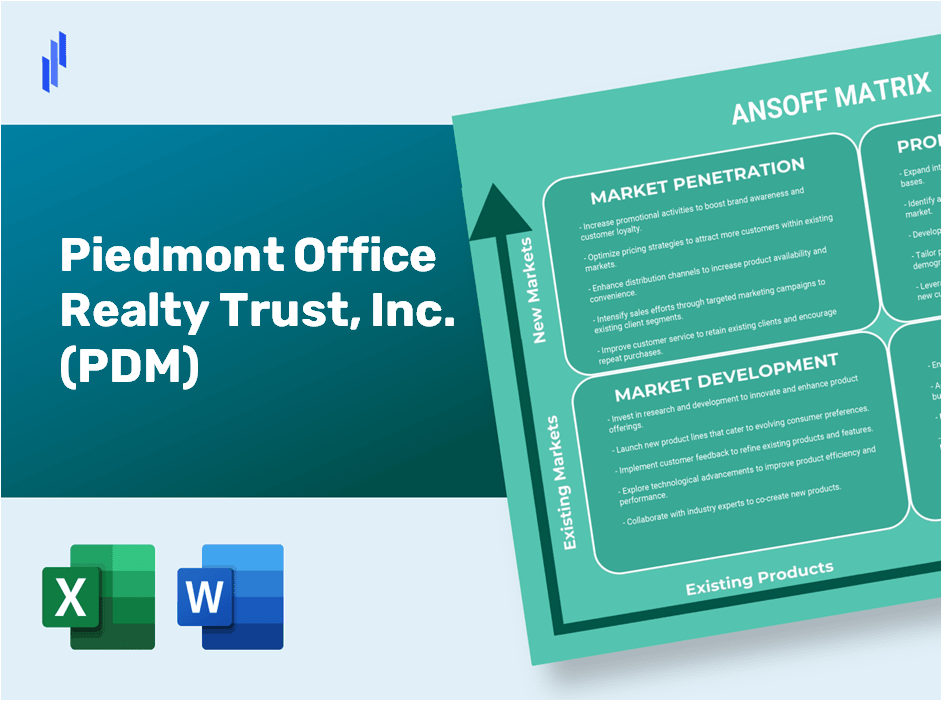 Piedmont Office Realty Trust, Inc. (PDM)Ansoff Matrix