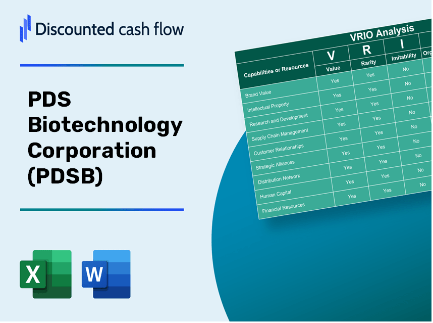 PDS Biotechnology Corporation (PDSB): VRIO Analysis [10-2024 Updated]