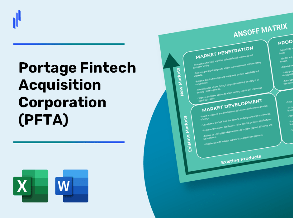 Portage Fintech Acquisition Corporation (PFTA)Ansoff Matrix