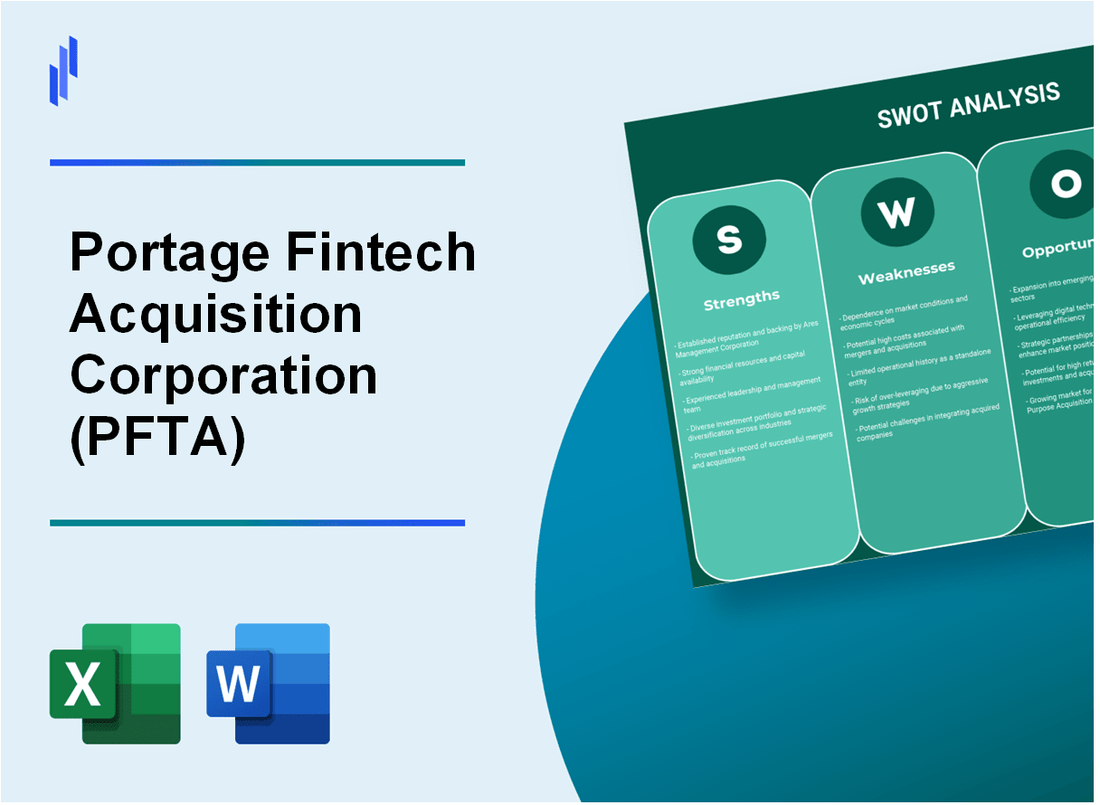 Portage Fintech Acquisition Corporation (PFTA) SWOT Analysis