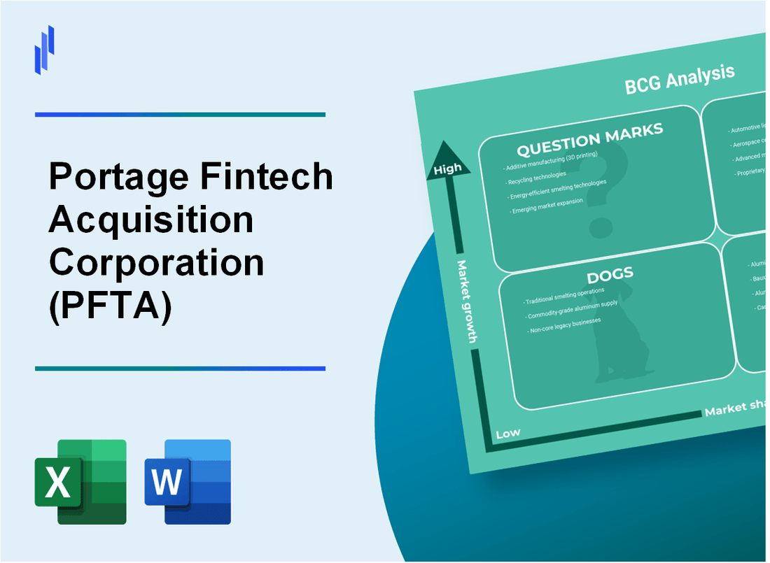 Portage Fintech Acquisition Corporation (PFTA) BCG Matrix Analysis