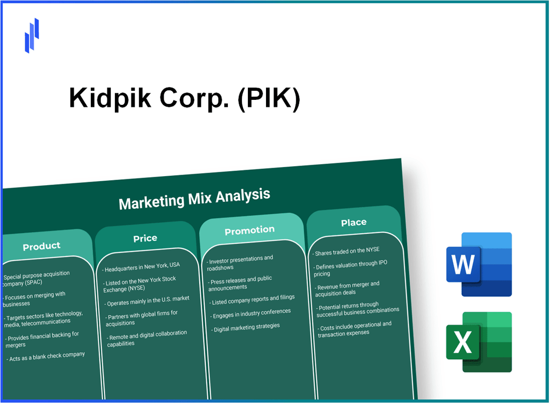 Marketing Mix Analysis of Kidpik Corp. (PIK)