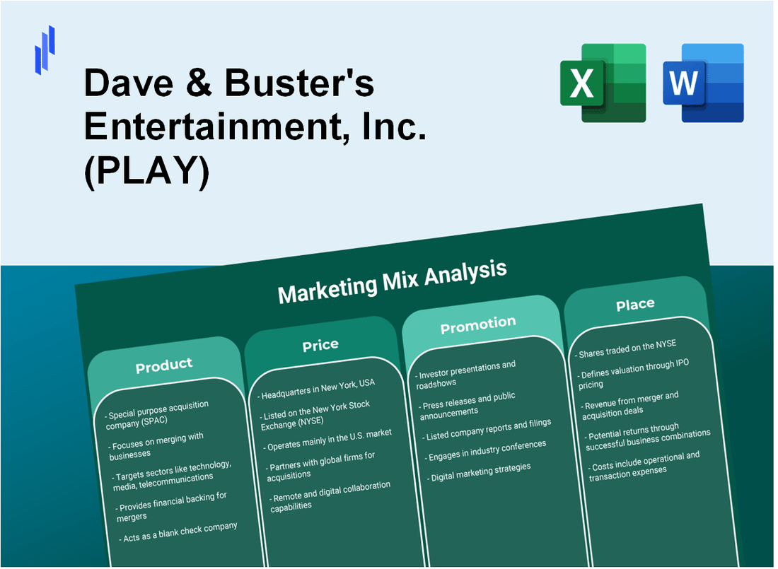 Marketing Mix Analysis of Dave & Buster's Entertainment, Inc. (PLAY)