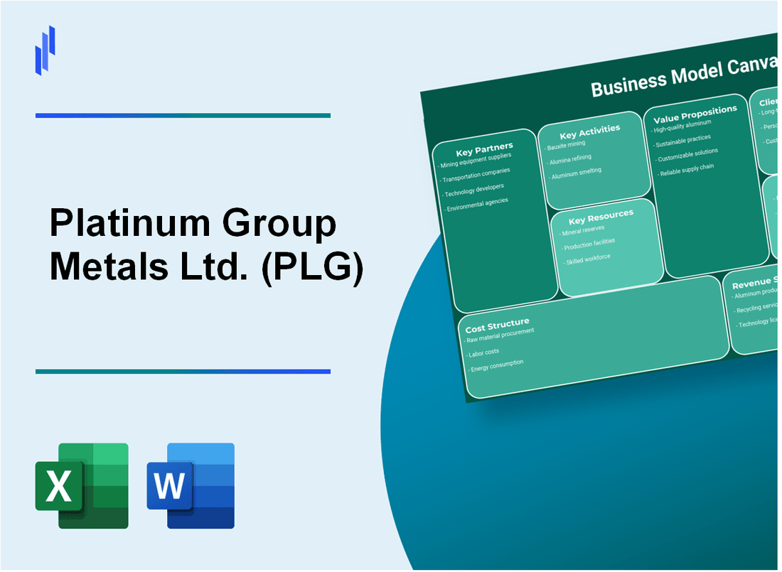 Platinum Group Metals Ltd. (PLG): Business Model Canvas