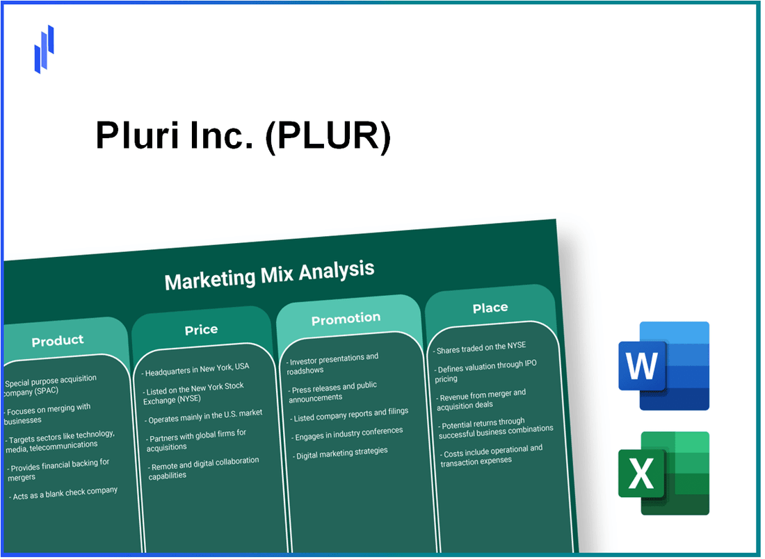 Marketing Mix Analysis of Pluri Inc. (PLUR)