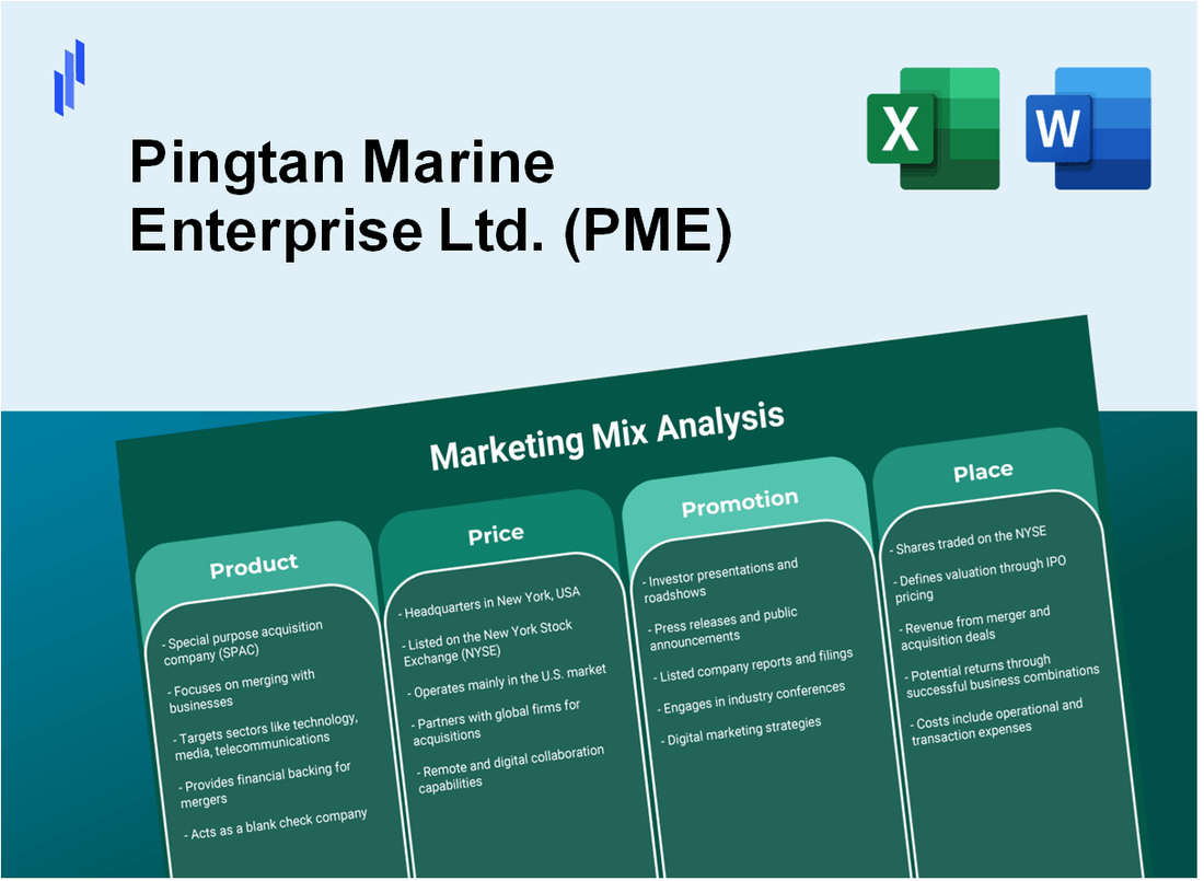 Marketing Mix Analysis of Pingtan Marine Enterprise Ltd. (PME)