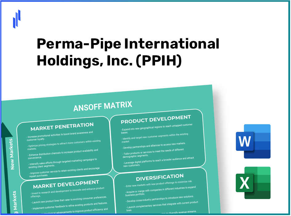 Perma-Pipe International Holdings, Inc. (PPIH)Ansoff Matrix