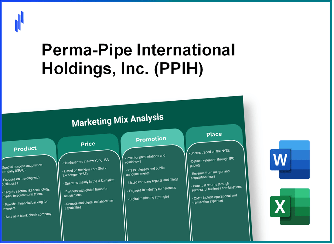 Marketing Mix Analysis of Perma-Pipe International Holdings, Inc. (PPIH)