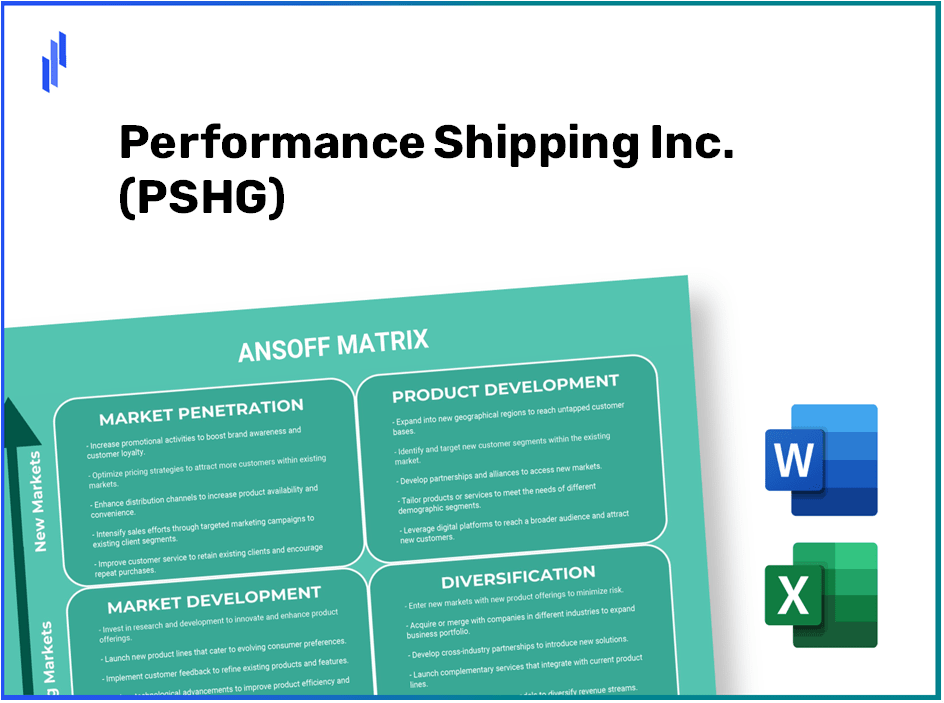 Performance Shipping Inc. (PSHG)Ansoff Matrix