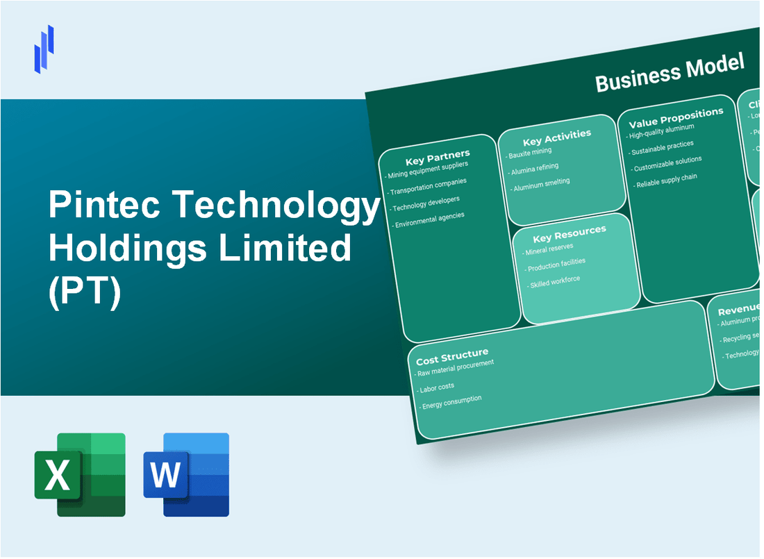 Pintec Technology Holdings Limited (PT): Business Model Canvas