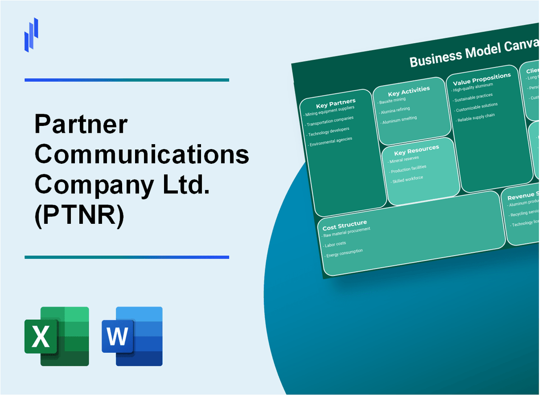 Partner Communications Company Ltd. (PTNR): Business Model Canvas