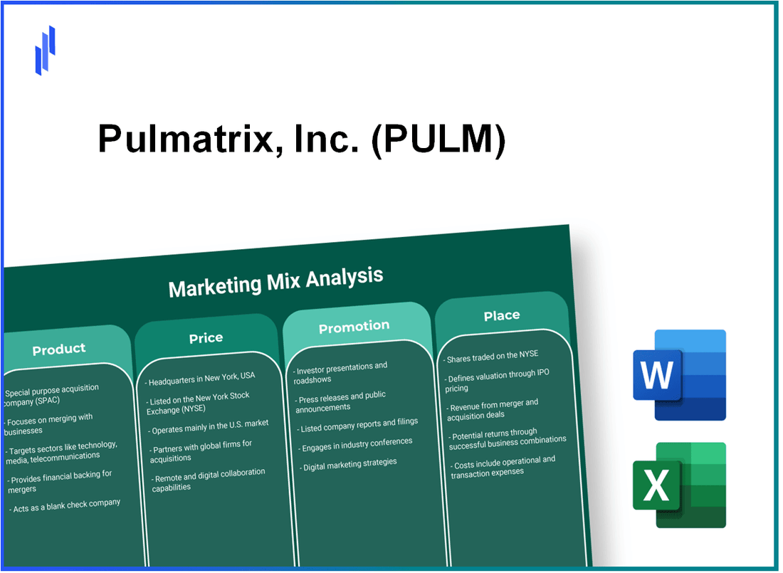 Marketing Mix Analysis of Pulmatrix, Inc. (PULM)