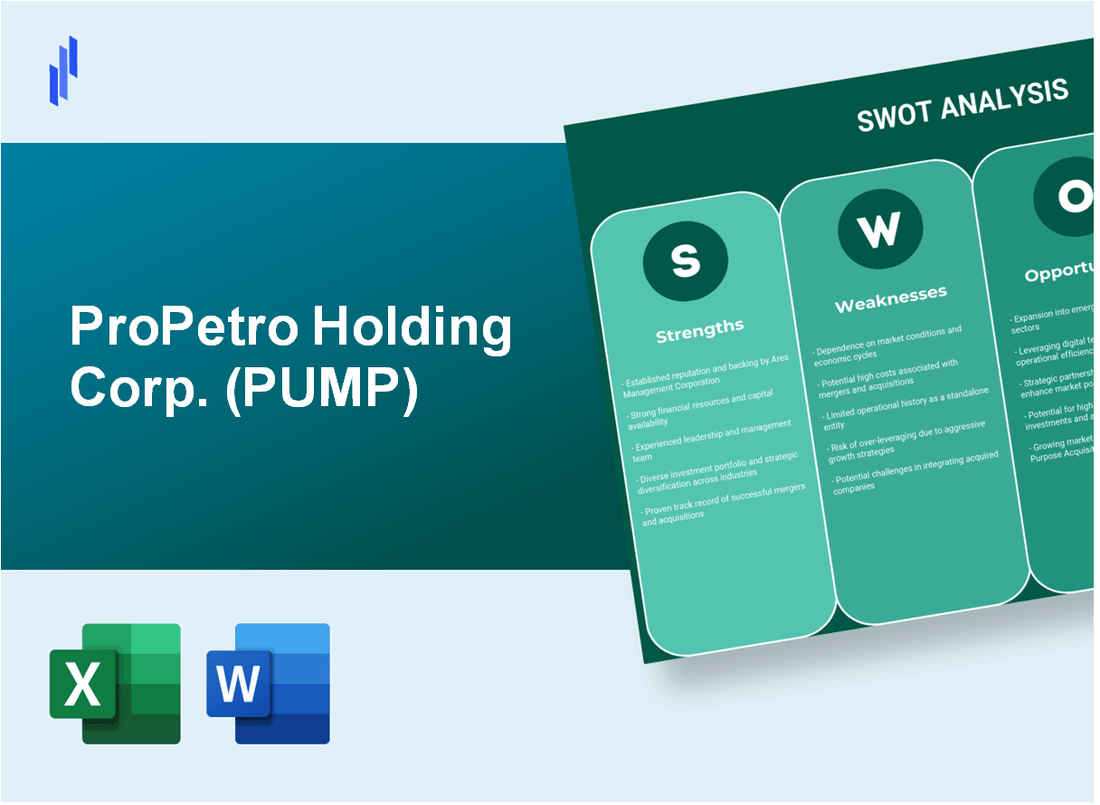 ProPetro Holding Corp. (PUMP) SWOT Analysis