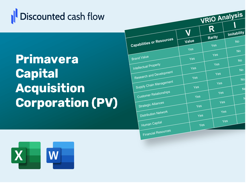 Primavera Capital Acquisition Corporation (PV): VRIO Analysis [10-2024 Updated]