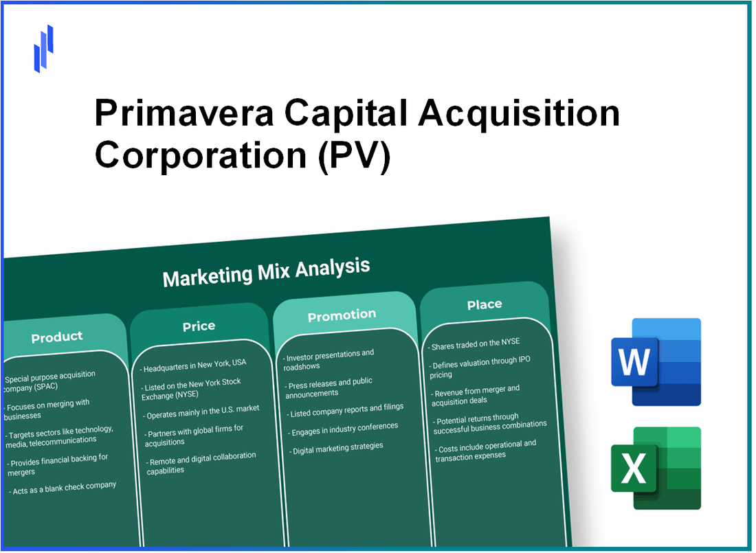 Marketing Mix Analysis of Primavera Capital Acquisition Corporation (PV)