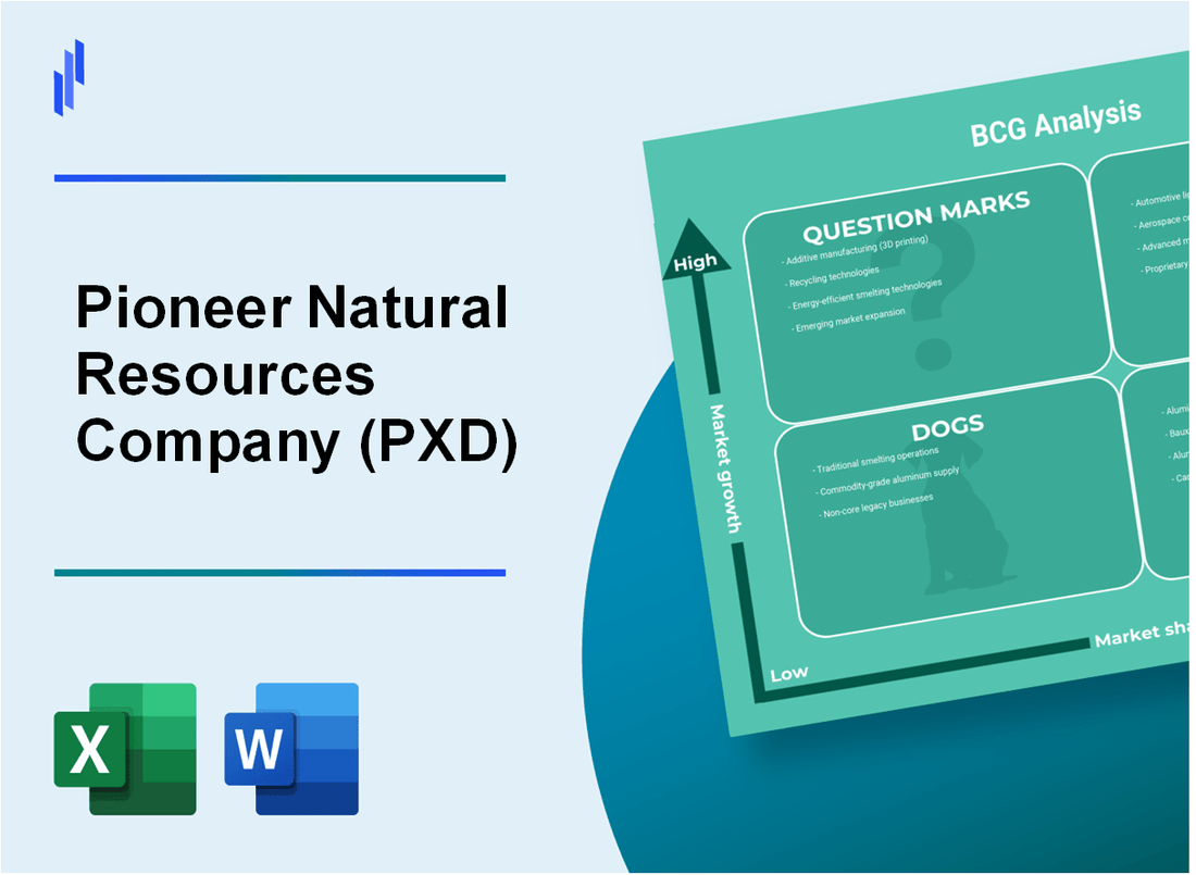 Pioneer Natural Resources Company (PXD) BCG Matrix Analysis