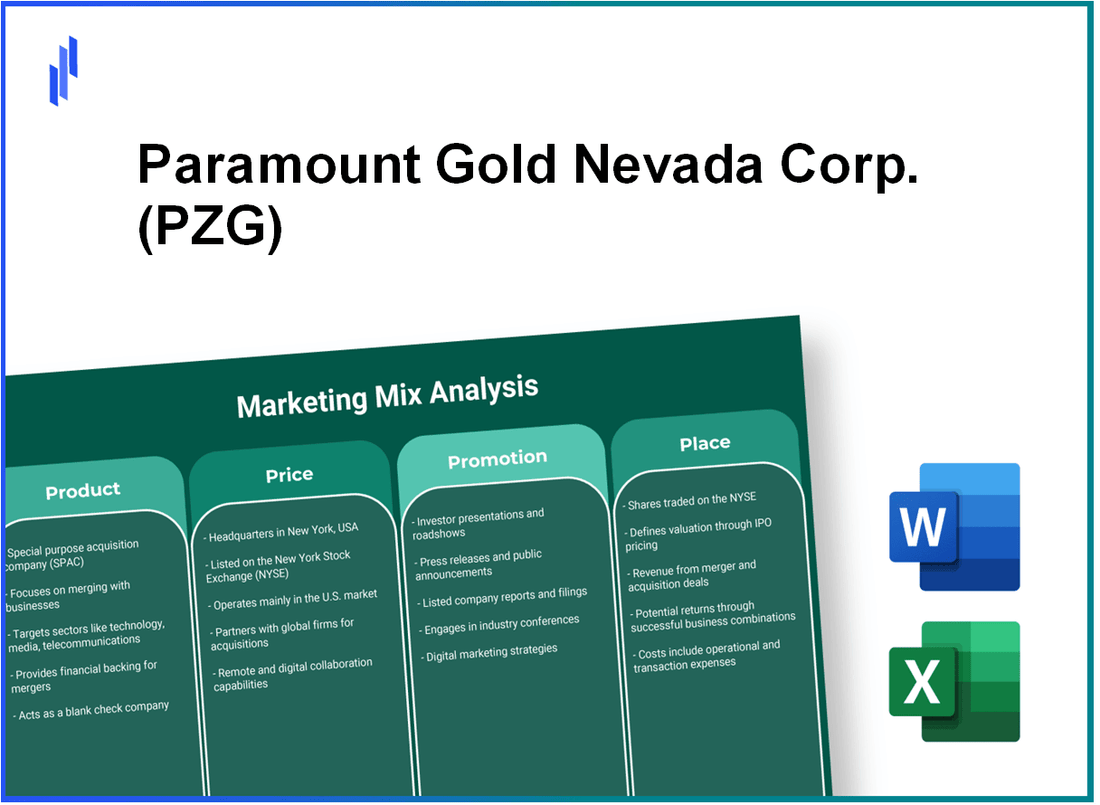 Marketing Mix Analysis of Paramount Gold Nevada Corp. (PZG)