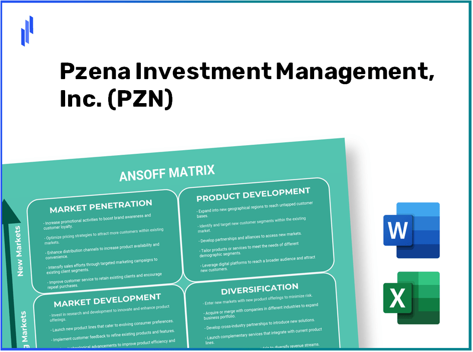 Pzena Investment Management, Inc. (PZN)Ansoff Matrix