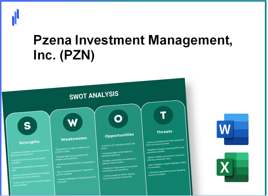 Pzena Investment Management, Inc. (PZN) SWOT Analysis