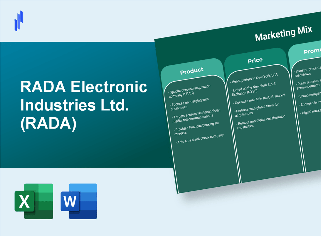 Marketing Mix Analysis of RADA Electronic Industries Ltd. (RADA)