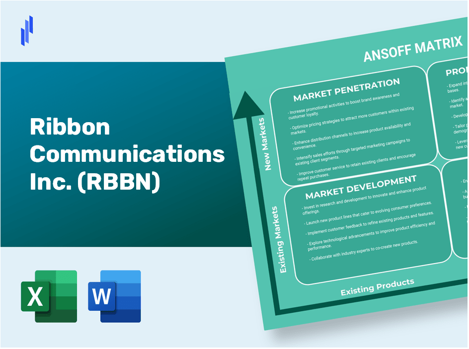 Ribbon Communications Inc. (RBBN)Ansoff Matrix