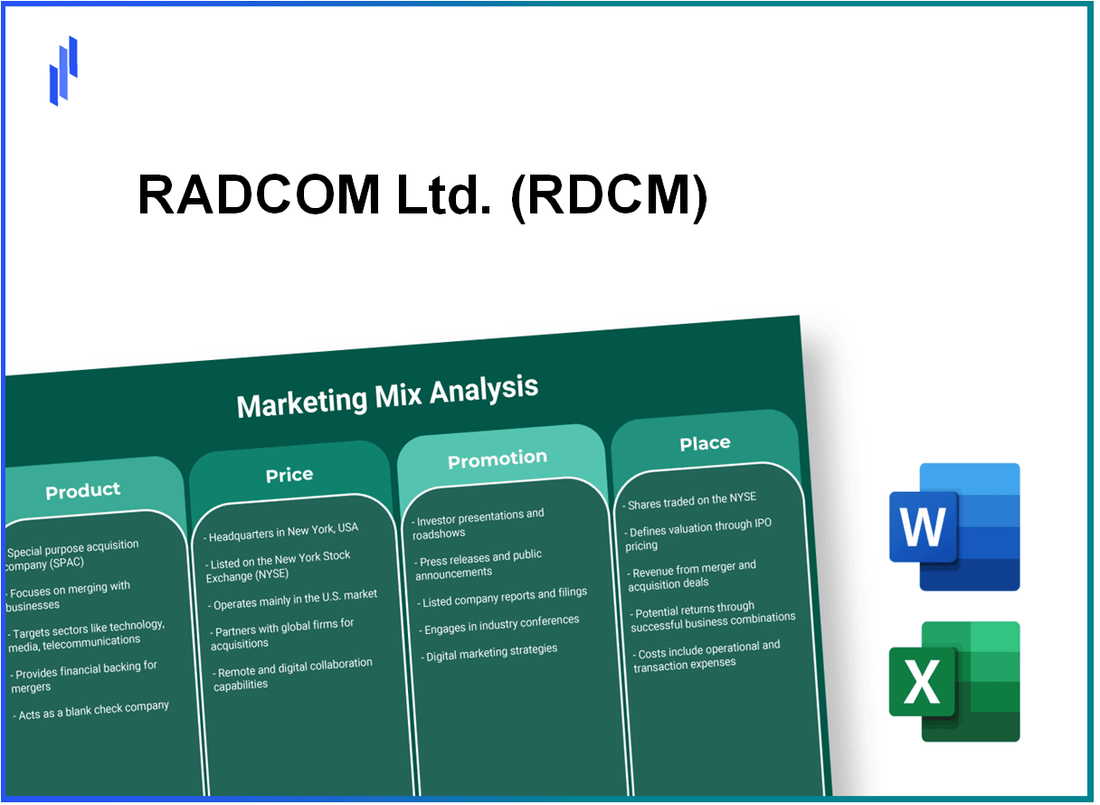 Marketing Mix Analysis of RADCOM Ltd. (RDCM)