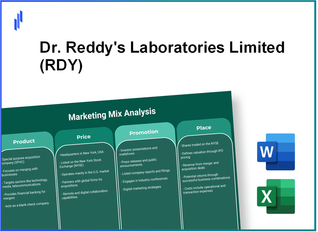 Marketing Mix Analysis of Dr. Reddy's Laboratories Limited (RDY)