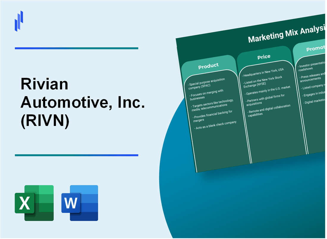 Marketing Mix Analysis of Rivian Automotive, Inc. (RIVN)