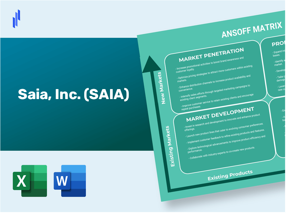 Saia, Inc. (SAIA)Ansoff Matrix