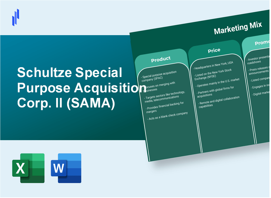 Marketing Mix Analysis of Schultze Special Purpose Acquisition Corp. II (SAMA)