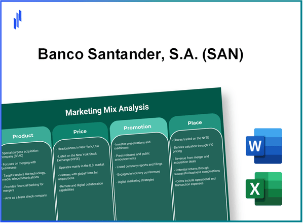 Marketing Mix Analysis of Banco Santander, S.A. (SAN)