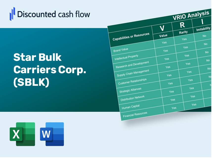 Star Bulk Carriers Corp. (SBLK): VRIO Analysis [10-2024 Updated]