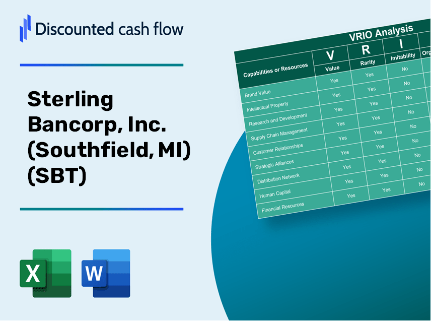 Sterling Bancorp, Inc. (Southfield, MI) (SBT): VRIO Analysis [10-2024 Updated]