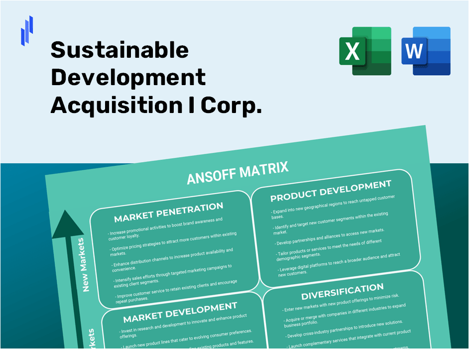 Sustainable Development Acquisition I Corp. (SDAC)Ansoff Matrix