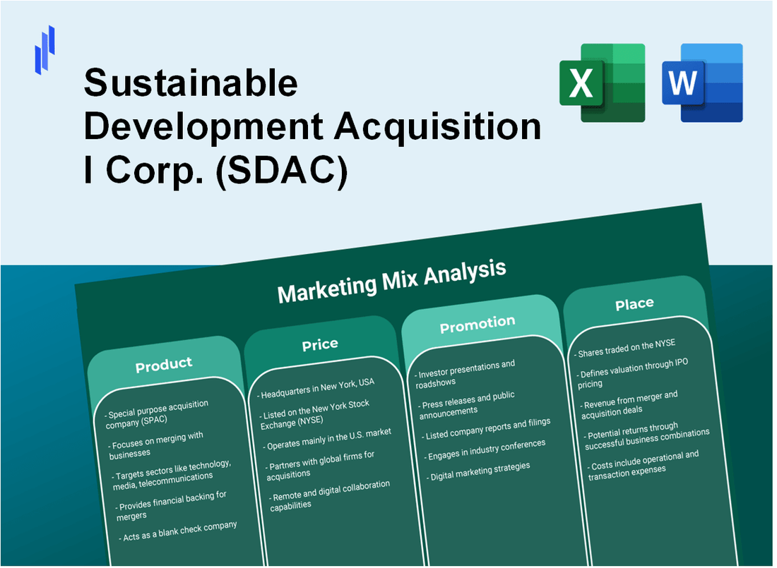 Marketing Mix Analysis of Sustainable Development Acquisition I Corp. (SDAC)