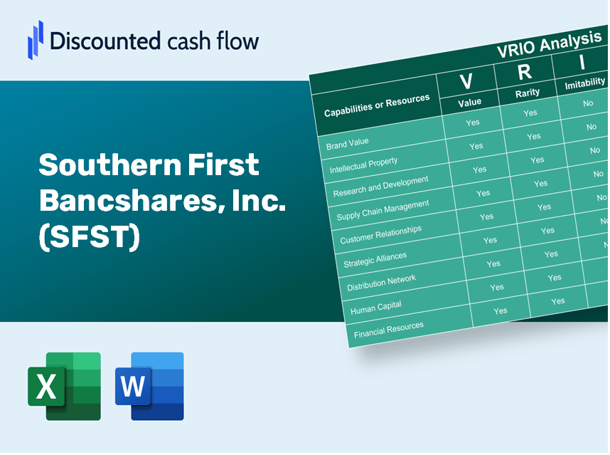 Southern First Bancshares, Inc. (SFST): VRIO Analysis [10-2024 Updated]