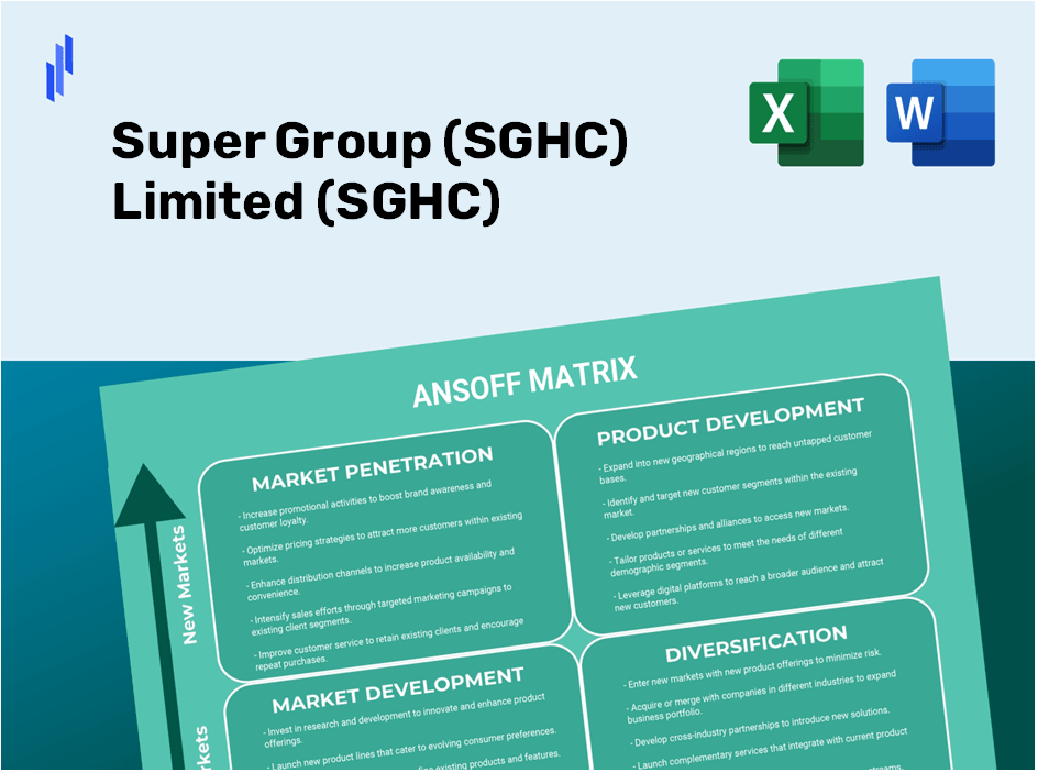 Super Group (SGHC) Limited (SGHC)Ansoff Matrix