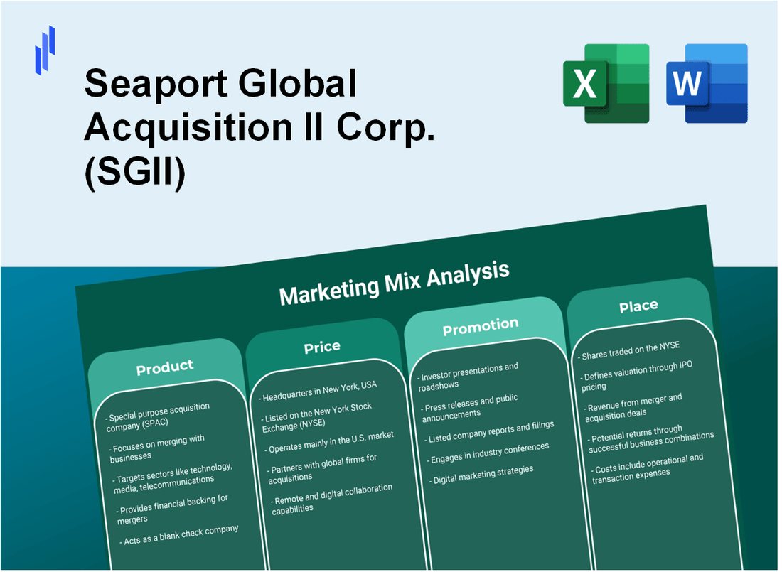 Marketing Mix Analysis of Seaport Global Acquisition II Corp. (SGII)