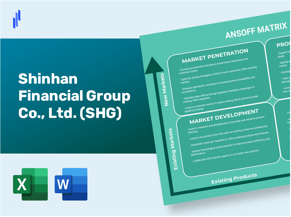 Shinhan Financial Group Co., Ltd. (SHG)Ansoff Matrix