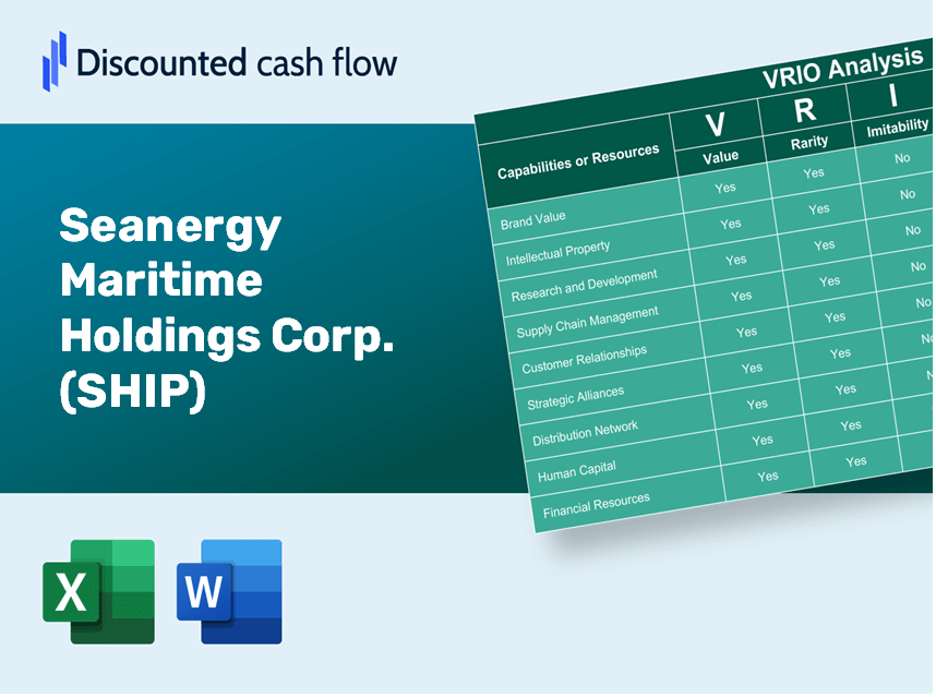 Seanergy Maritime Holdings Corp. (SHIP): VRIO Analysis [10-2024 Updated]