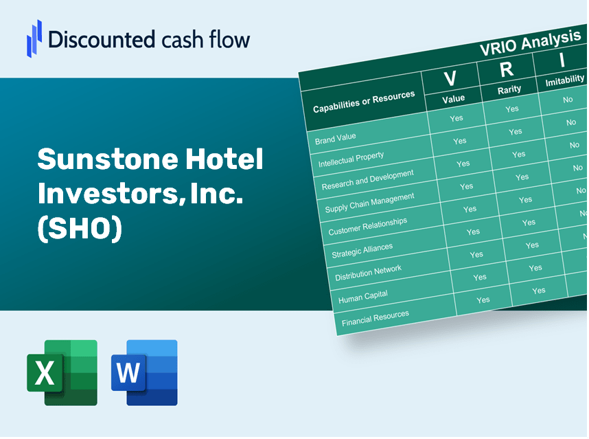 Sunstone Hotel Investors, Inc. (SHO): VRIO Analysis [10-2024 Updated]