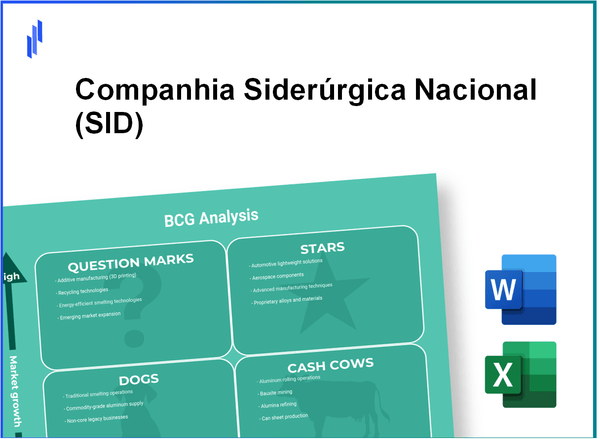 Companhia Siderúrgica Nacional (SID) BCG Matrix Analysis