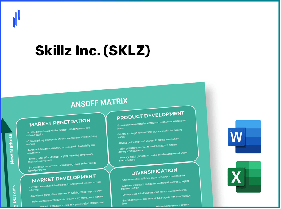 Skillz Inc. (SKLZ)Ansoff Matrix