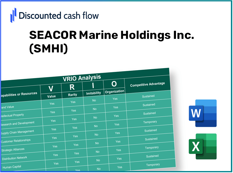 SEACOR Marine Holdings Inc. (SMHI): VRIO Analysis [10-2024 Updated]